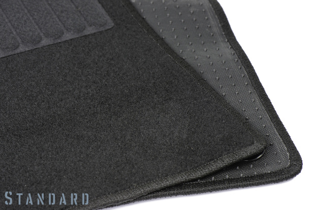 Коврики текстильные "Стандарт" для Audi SQ7 I (suv / 4M) 2016 - Н.В., черные, 2шт.