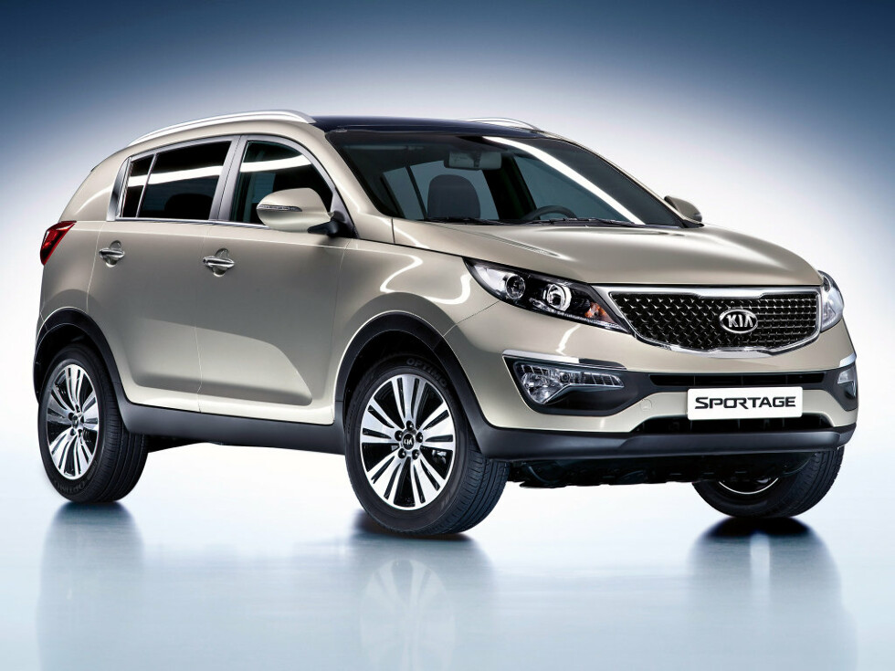 Коврики текстильные "Стандарт" для Kia Sportage III (suv / SL) 2014 - 2016, черные, 5шт.