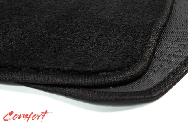 Коврики текстильные "Комфорт" для Mazda 6 (седан / GL) 2017 - Н.В., черные, 5шт.