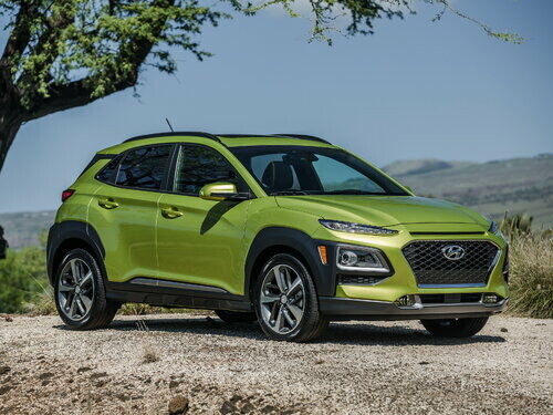 Коврики текстильные "Комфорт" для Hyundai KONA I (suv / OS) 2017 - 2021, ые, 5шт.