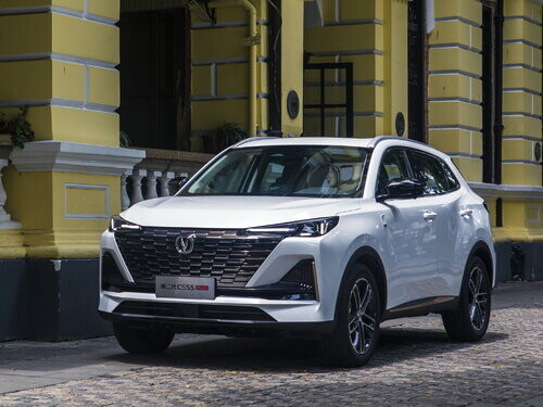 Коврики текстильные "Комфорт" для Changan CS55 Plus II (suv / SUV) 2021 - Н.В., черные, 3шт.