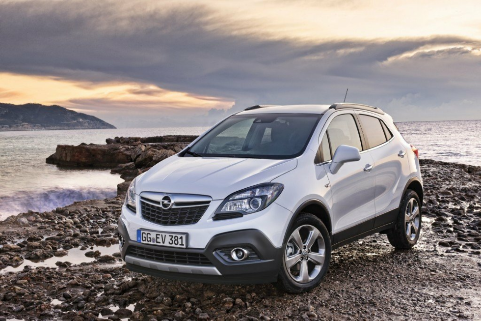 Коврики ЭВА "EVA сота" для Opel Mokka (suv) 2012 - 2015, серые, 4шт.